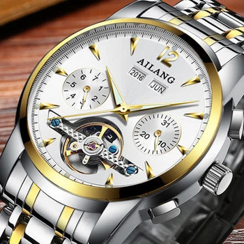 2018 AILANG top brand de lux pentru bărbați încheietura ceas, ceas diver, Elvețian automatic cu motor de viteze sport impermeabil ceas, ceas automatic