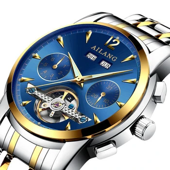 2018 AILANG top brand de lux pentru bărbați încheietura ceas, ceas diver, Elvețian automatic cu motor de viteze sport impermeabil ceas, ceas automatic