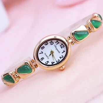 2018 cyd femei fete ovale cuarț ceasuri brățară moda doamnelor de cristal de lux stras rochie ceasuri relogio feminino