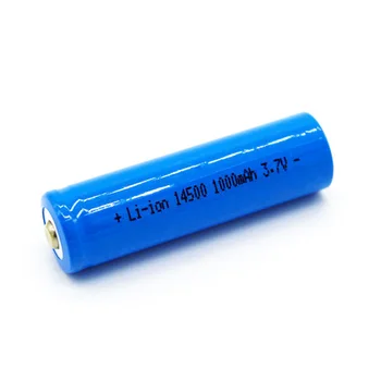 2018 ICR14500 1000 mAh 3.7 V Li-ion Baterie Reîncărcabilă Pentru Lanterna LED-uri Litiu baterie