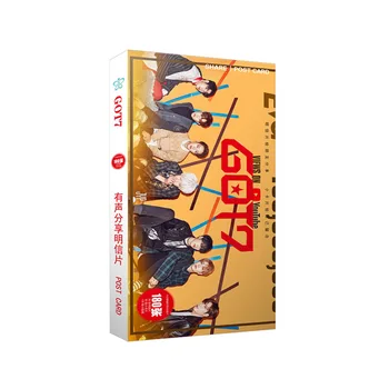 2018 KPOP GOT7 7for7 Nou Album 30 De cărți Poștale 30 de Mici 120 De Autocolante K-POP Carduri Foto Partaja Cărți Poștale