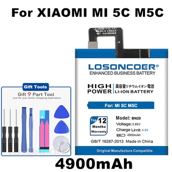 2018 Noi 4900mAh BN20 pentru Xiaomi mi 5C M5C mi5C Baterie