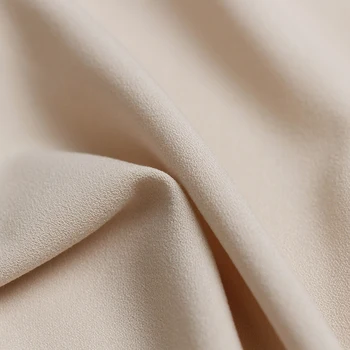 2018 Nou Clasic Nud culori Tesatura Crep Pentru Femei Rochie Lățime 148cm Poliester Îmbrăcăminte de pânză Pentru DIY Cusut High-end personalizate