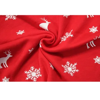 2018 Nou Crăciun Fericit Seturi De Pijamale Pentru Fete Baieti Copii Rosu Pijamale Pentru Cerb De Crăciun De Imprimare Pijamale Pijamas