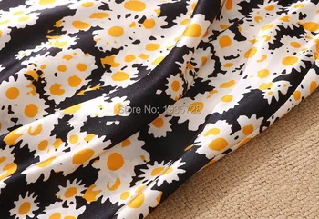 2018 NOU Matase Satin Daisy Print Floral Midi Fuste Naomi - ușor de 90 de alunecare fusta 3/4 lungimea centura elastica Fierbinte de Vânzare