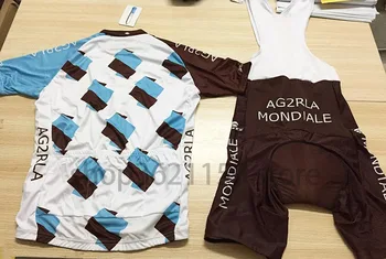2018 pro echipa AG2R ciclism tricouri maneca Scurta bicicleta pânză MTB Ropa Ciclismo Biciclete maillot jersey și salopete pantaloni scurți 9D GEL pad