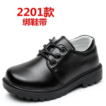 2019 3-5 10 15 Yearsboys Pantofi Pentru Scoala De Partid Negru Pantofi Pentru Copii De Toamna De Moda Din Piele De Dans Copii Adolescenti Pantof
