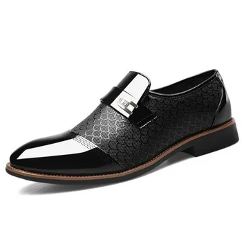 2019 Barbati pantofi eleganți oameni de afaceri oxfords frumos sociale de nunta pentru bărbați pantofi rochie zapatos hombre vestir dimensiuni mari 38-48 A3-76