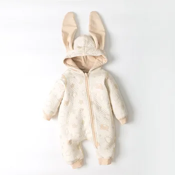 2019 bumbac Organic pentru bebelusi haine Copii romper pentru nou-născuți imbracaminte de Iarna pentru copii băiat fată salopetă de Desene animate haina salopeta copil