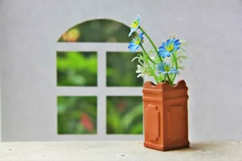 2019 Casă De Păpuși În Miniatură!mini Ghiveci de Teracota Rurale Gradina Verde-Plante în Ghiveci de Plante Desktop Mini Ornamente Transport Gratuit