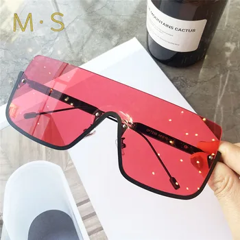 2019 Feminin de ochelari de Soare de Designer de Brand Supradimensionat Ochelari de Soare pentru Femei de Moda de Lux Decor Clasic Ochelari de bărbați ochelari de Soare UV400