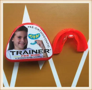 2019 Fierbinte vinde t4k dinți ortodontic antrenor faza 2 de culoare roșie textură dură pentru copii de a utiliza