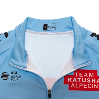 2019 KATUSHA de Iarnă, echipa de ciclism jersey 9D gel de biciclete pantaloni costum de MTB Ropa Ciclismo Thermal fleece cu bicicleta Maillot Culotte purta