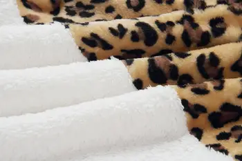 2019 Leopard Sherpa Fleece Pulover Sexy Petrecere De Crăciun Cu Gluga Pufoasa Pulover Femei Toamna Iarna Streetwear Teddy Pulovere