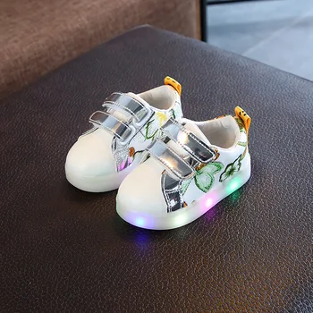 2019 Noi Copii Luminoase, Pantofi Fete Baieti Sport Pantofi sport Copii Luminile Intermitente de Adidași de Moda Copil LED Adidași