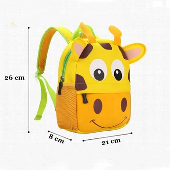 2019 Noi de Animale 3D Copii Rucsaci Design de Brand Fata de Baieti Rucsac Copii Copilul Neopren ghiozdane Gradinita Desene animate Sac
