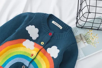 2019 noi fete de moda jachete de moda de îmbrăcăminte pentru copii pulovere 1-6 ani