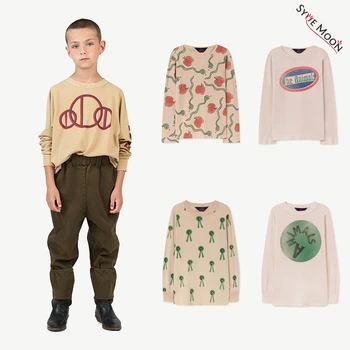 2019 Noi Tao Brand Nou Toamna Iarna Copii Tricouri Pentru Băieți Și Fete De Moda De Imprimare Tricouri Maneca Lunga T Pentru Copii Topuri Haine
