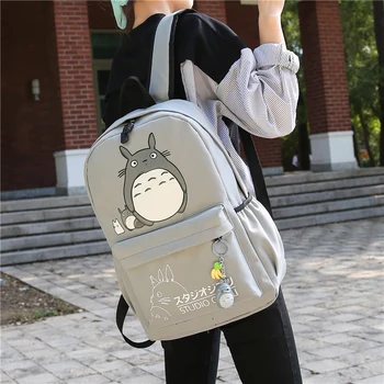 2019 noi Totoro Rucsac de imprimare 3D de călătorie softback femeile Omul mochila spațiul Școlar rucsac notebook fete băiat rucsaci