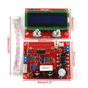 2019 Nou 0-28V 0.01-2A Reglabile DC de Alimentare Reglementate DIY Kit cu Display LCD care Indică Instrumentul