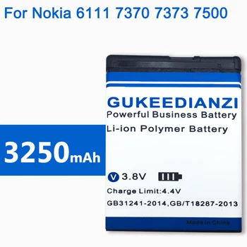 2019 Nou BL-4B 3250mAh Reîncărcabilă Baterie Mobil Pentru Nokia N76 5000 5320XM 7070 2505 2630 2660 2760 7088 2730 6111 N75