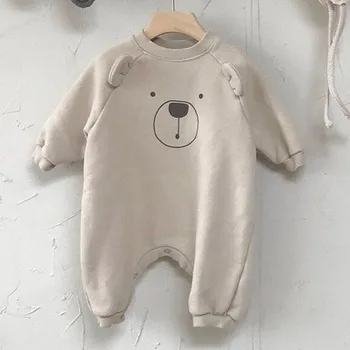 2019 Nou Model Baby Salopeta Mic Urs Drăguț O Singură Bucată Haine Drăguț Animale Mici Casual Alpinism Haine Haine De Iarnă