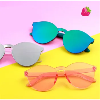 2019 noua moda pentru copii ochelari de soare retro clasic de brand designer design rotund bărbați și femei, copii ochelari de soare UV400