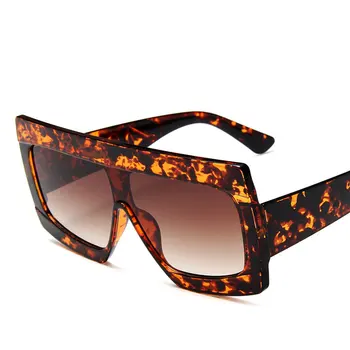 2019 Noua Moda Pătrat ochelari de Soare pentru Femei Brand Designer Retro Oglindă Ochelari de Soare Vintage Nuante UV400 Adult Pătrat de Plastic