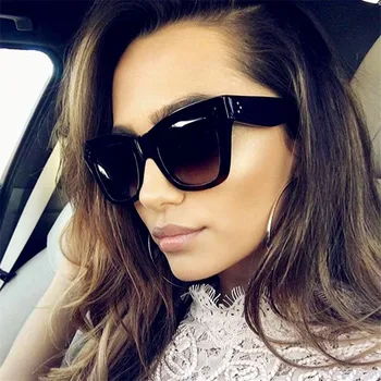2019 Oculos De Sol Sexy Dreptunghi ochelari de Soare pentru Femei Brand Designer de Moda Retro Ochi de Pisică Ochelari de Soare Femei UV400 Ochelari