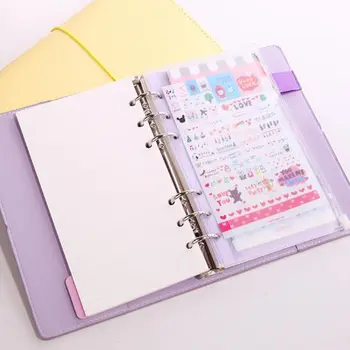 2019 Yiwi A6 Drăguț Kawaii Notebook-uri de Desene animate Drăguț Minunat jurnal Jurnal Planificator Notepad pentru Copii Cadou coreean Papetărie Trei Capace