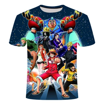 2019New Brand 3D de Imprimare de Desene animate Anime tricou Dargon Bila Pokemon/One Piece/Naruto/Un Pumn de Om Liber T-shirt Îmbrăcăminte