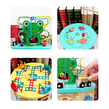 2020 Activitate Cutie cu Margele Labirint Multi-Funcție Educative pentru Copii Jucarii educative jucarii juguetes speelgoed Dropshipping #3