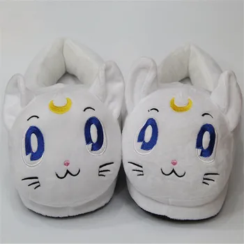 2020 Anime Sailor Moon cosplay Luna Minako Aino Artemis kawaii Drăguț Pisica flip flop Bumbac pantofi Adult de sex feminin de sex masculin Pereche de pantofi
