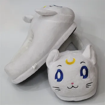 2020 Anime Sailor Moon cosplay Luna Minako Aino Artemis kawaii Drăguț Pisica flip flop Bumbac pantofi Adult de sex feminin de sex masculin Pereche de pantofi