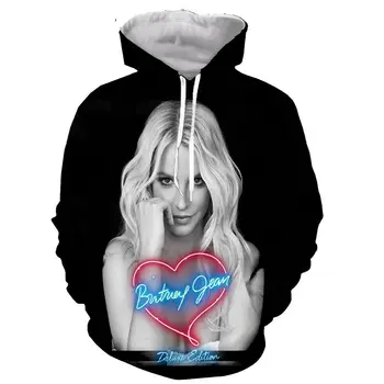 2020 Barbati Femei Imprimare 3D Star Britney Spears Hanorac Casual Tricou Pulovere Topuri