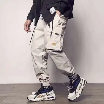 2020 Buzunare Cargo Pantaloni Pentru Bărbați De Culoare Mozaic Casual Jogger Moda Tactice Pantaloni Valul Harajuku Streetwear