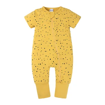 2020 Băieți Fete de Scurt-Maneca Pijamale Copii Costum dintr-O Bucata de Bumbac Salopeta Nou-născut Copil sleepsuit Haine Copii 0-2T