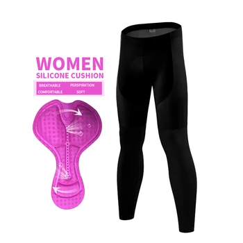 2020 Bărbați Femei Negru Termică Iarna Ciclism Salopete Pantaloni Ține de Cald Dresuri Coolmax 5D Pad Gel de Ciclism Montan Biciclete Pantaloni