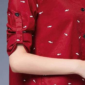 2020 Camasa Eleganta De Toamna Cu Maneca Lunga Bluza 2020 Plus Dimensiunea Butonul De Sus De Sex Feminin Casual, Office Camasa