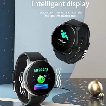 2020 Ceas Inteligent Bărbați Tensiunea De Ritm Cardiac Sport Fitness Tracker Ceas Smartwatch Ip67 Rezistent La Apa Ceasuri Inteligente Pentru Femei