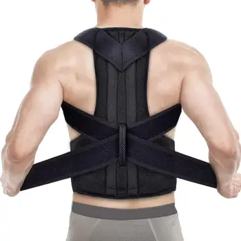 2020 Corector de Postura Postura Spate Bretele Suport Clavicula stai dreaptă și Cocoșați Spate Reglabil Antrenor Unisex