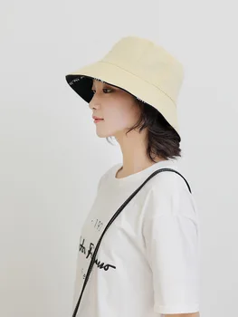 2020 Coreea De Sud Bărbați Și Femei, Copii, Copil Părinte Și Copil Găleată Pălărie Drăguț De Imprimare Mici Găleată Pălărie De Top