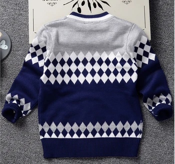 2020 coreene noi, copii, imbracaminte copii Toamna cardigan pulover Copii cotton V-neck pulover baiat pulover cald