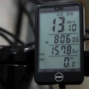 2020 de Înaltă Calitate rezistent la apa Auto Calculator de Biciclete Modul de Lumină cu lumina de Fundal LCD Touch cu Fir de Biciclete Vitezometru Bicicleta