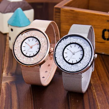 2020 doamnelor designer de ceasuri, ceasuri de lux pentru femei 2017 aur centura de Plasă din oțel Inoxidabil rochie doamnă ceasuri de mana curea Sport ceasuri