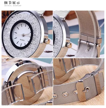 2020 doamnelor designer de ceasuri, ceasuri de lux pentru femei 2017 aur centura de Plasă din oțel Inoxidabil rochie doamnă ceasuri de mana curea Sport ceasuri