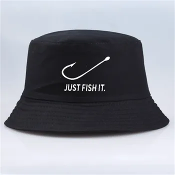 2020 Doar Pește Amuzant Tipărite Găleată Pălării de Vară de Înaltă calitate de pescar pălărie Femei Bărbați pescar sapca Snapback Pălării