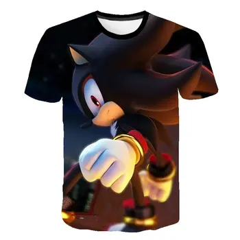 2020 Drăguț Sonic ariciul Copii Haine Baieti T Shirt, T Copil Fata Topuri Copii T-shirt Fete Tricou Adolescent Rapid de Transport maritim