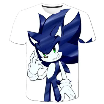 2020 Drăguț Sonic ariciul Copii Haine Baieti T Shirt, T Copil Fata Topuri Copii T-shirt Fete Tricou Adolescent Rapid de Transport maritim