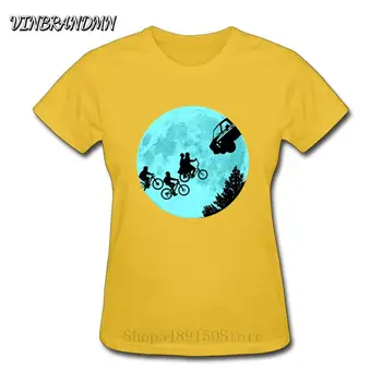 2020 Femei Negru Războaie Camiseta TV Celebru Star de Moda T-Shirt Lucruri ciudate Luna Tricou Vintage Design Amuzant Tricou Femme